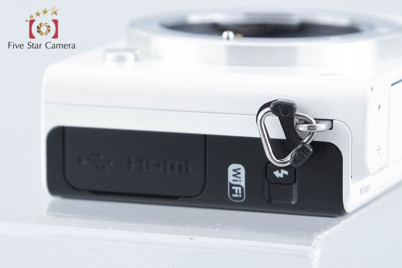 "Count 3,452" Nikon 1 J4 White 18.4 MP Digital Mirrorless Camera Body from Japan