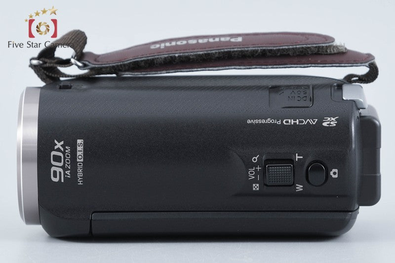 Panasonic HC-V360M 16GB 90x Zoom 2.2 MP Black Digital HD Camcorder from Japan