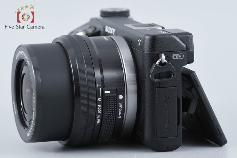 Sony α NEX-6 Black 16.1 MP 16-50 Lens w/ Box [Multiple Languages] from Japan