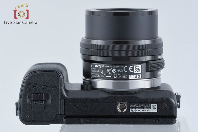 Sony α NEX-6 Black 16.1 MP 16-50 Lens w/ Box [Multiple Languages] from Japan