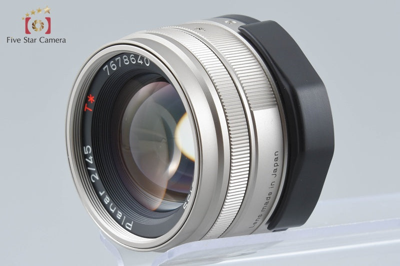 CONTAX Carl Zeiss Planar 45mm f/2 T* for G1 / G2 from Japan