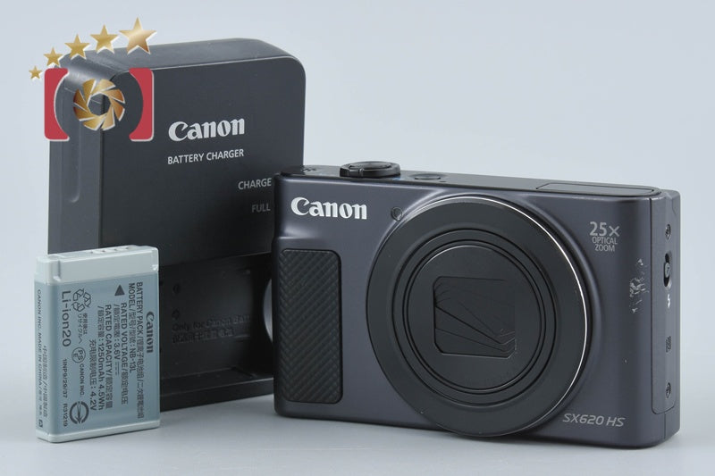 Canon PowerShot SX620 HS Black 20.2 MP Digital Camera from Japan