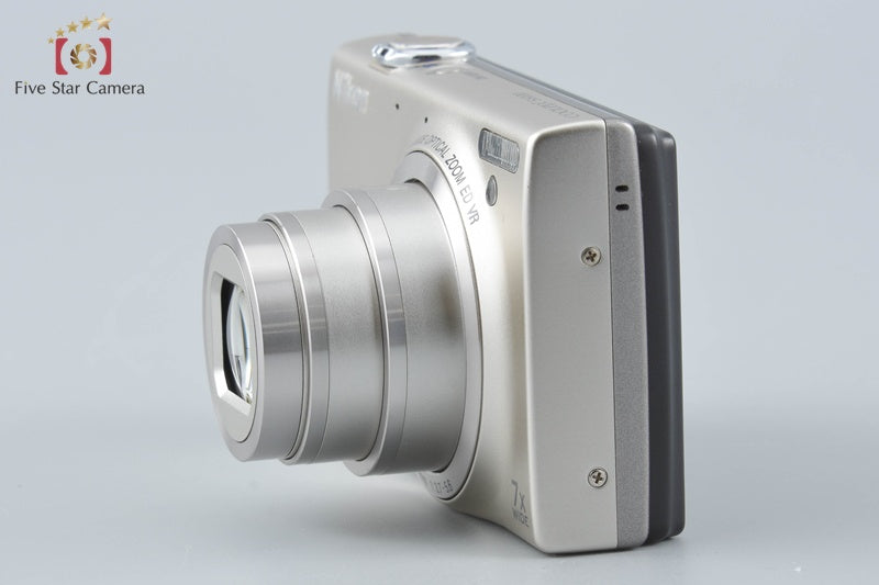 Nikon COOLPIX S6100 Champagne Silver 16.0 MP Digital Camera from Japan