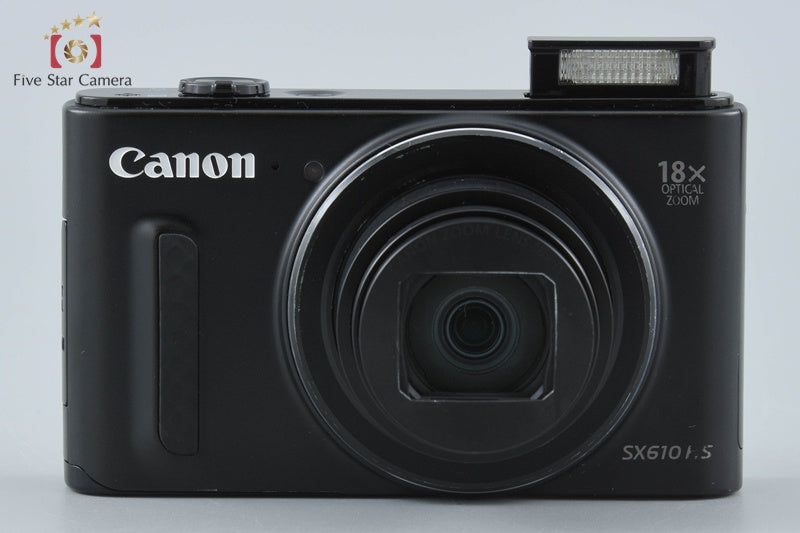 Canon PowerShot SX610 HS Black 20.2 MP Digital Camera from Japan