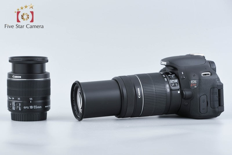 Canon EOS Kiss X5 / Rebel T3i / 600D 18.0 MP 18-55 55-250 Lenses from Japan