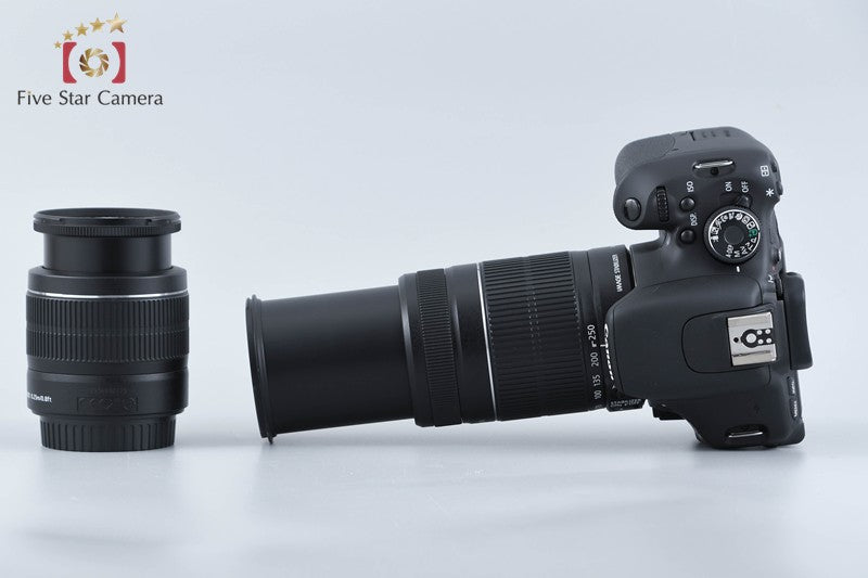Canon EOS Kiss X5 / Rebel T3i / 600D 18.0 MP 18-55 55-250 Lenses from Japan