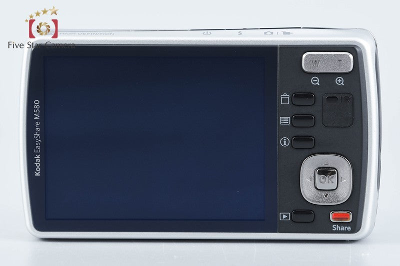 Kodak Easy Share M580 Silver 14.1 MP Digital Camera from Japan