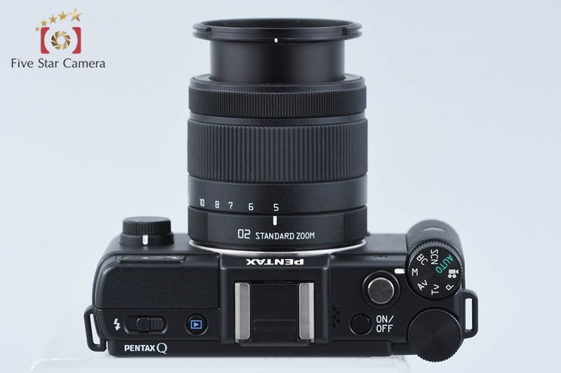 "Count 710" PENTAX Q Black 12.4MP Digital Mirrorless Camera 5-15 Lens from Japan