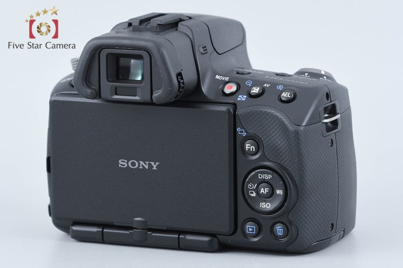 SONY α55 SLT-A55V Black 16.2 MP DSLR Camera [Japanese Language Only] from Japan