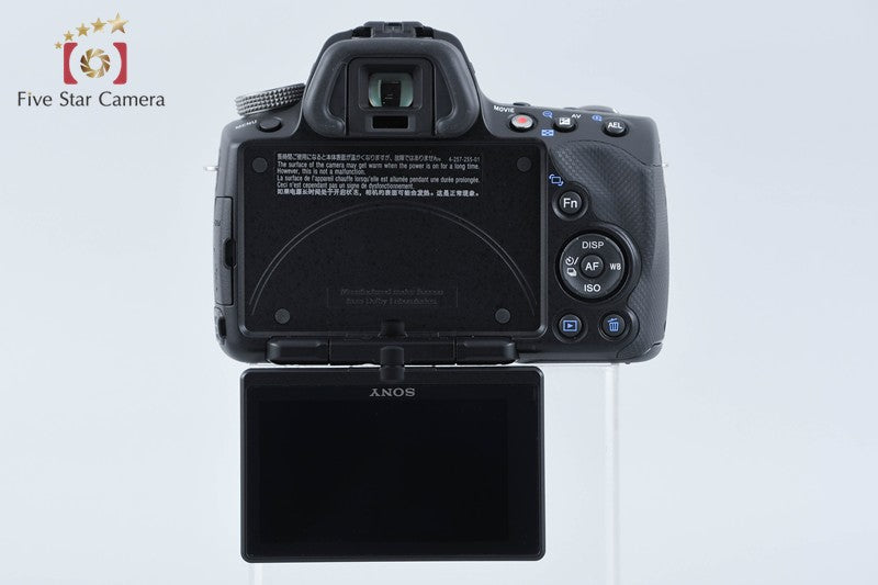 SONY α55 SLT-A55V Black 16.2 MP DSLR Camera [Japanese Language Only] from Japan