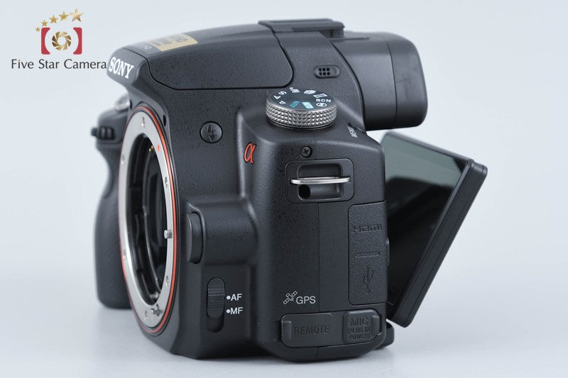 SONY α55 SLT-A55V Black 16.2 MP DSLR Camera [Japanese Language Only] from Japan