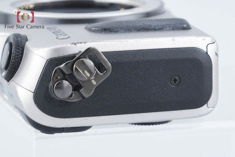 Canon EOS M Silver 18.0 MP Mirrorless Camera Body from Japan