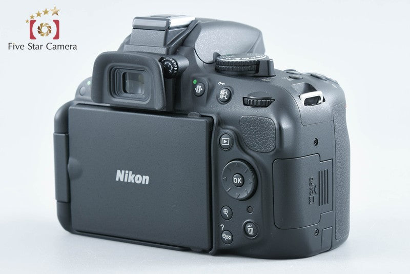 Nikon D5200 Black 24.1 MP DSLR Camera 18-55 VR Lens from Japan