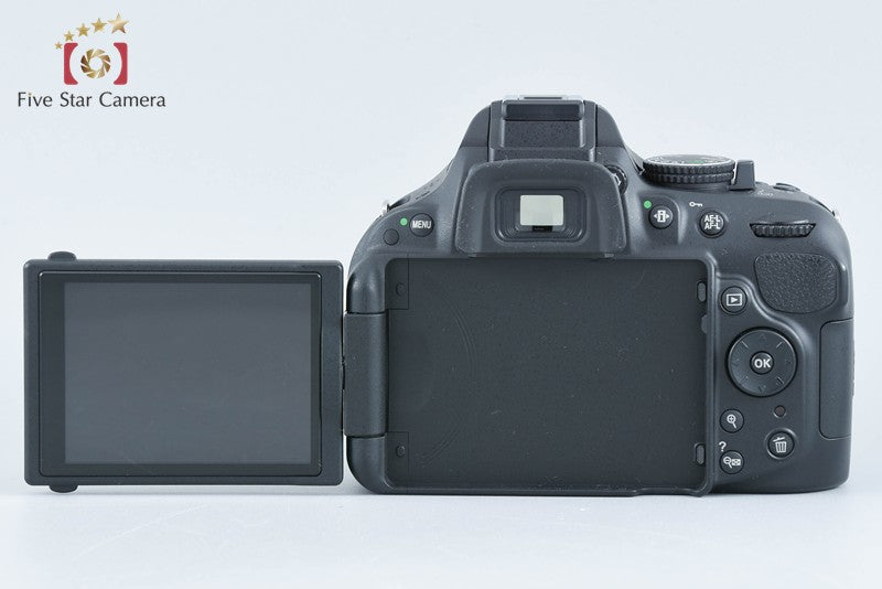 Nikon D5200 Black 24.1 MP DSLR Camera 18-55 VR Lens from Japan