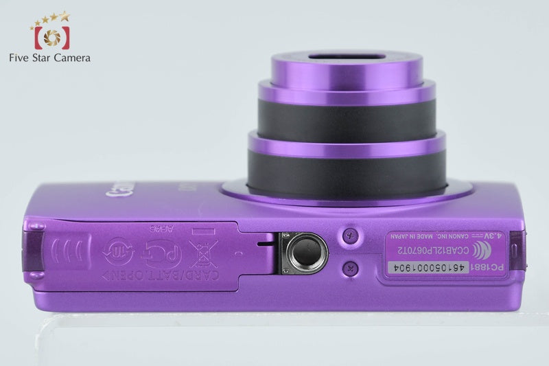 Canon IXY 430F Purple 16.1 MP Digital Camera from Japan