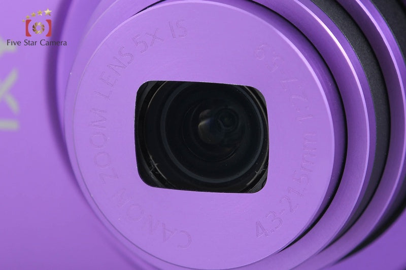 Canon IXY 430F Purple 16.1 MP Digital Camera from Japan