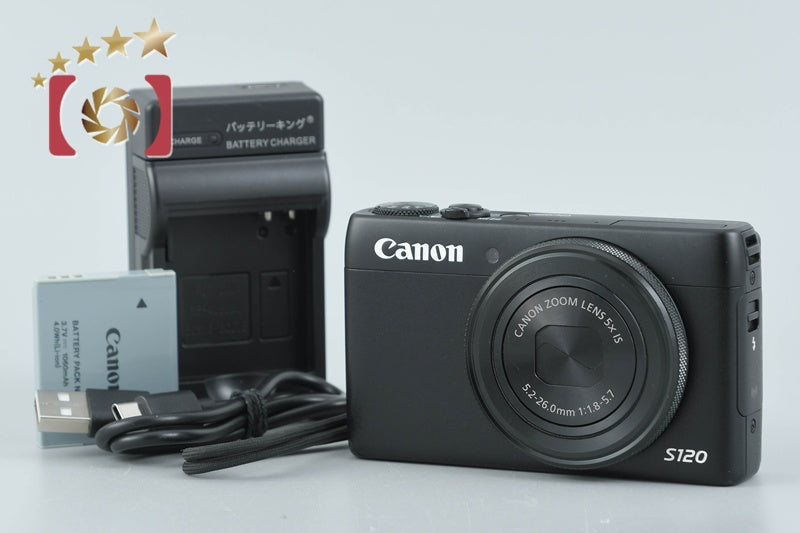 Canon PowerShot S120 Black 12.1 MP Digital Camera from Japan