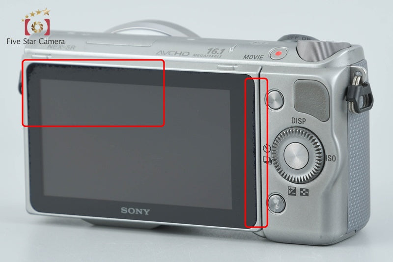 "Count 4,692" Sony α NEX-5R Silver 16-50 Lens [Multiple Languages] from Japan