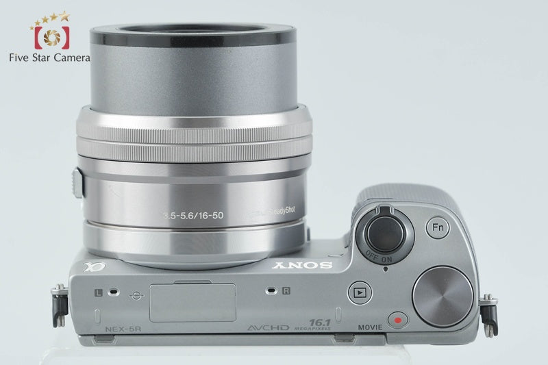 "Count 4,692" Sony α NEX-5R Silver 16-50 Lens [Multiple Languages] from Japan