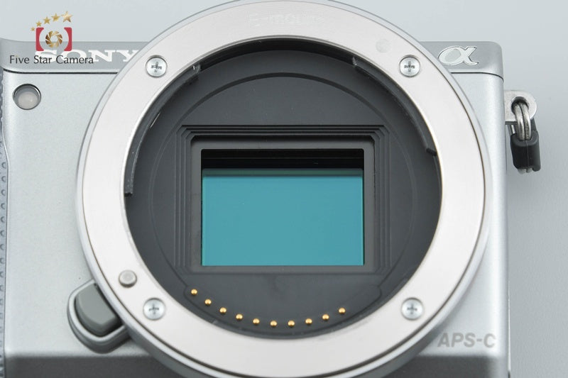 "Count 4,692" Sony α NEX-5R Silver 16-50 Lens [Multiple Languages] from Japan