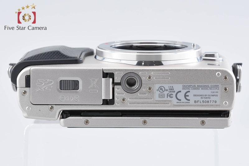 "Count 3,276" Olympus PEN Lite E-PL5 Silver 16.5 MP Mirrorless Camera from Japan