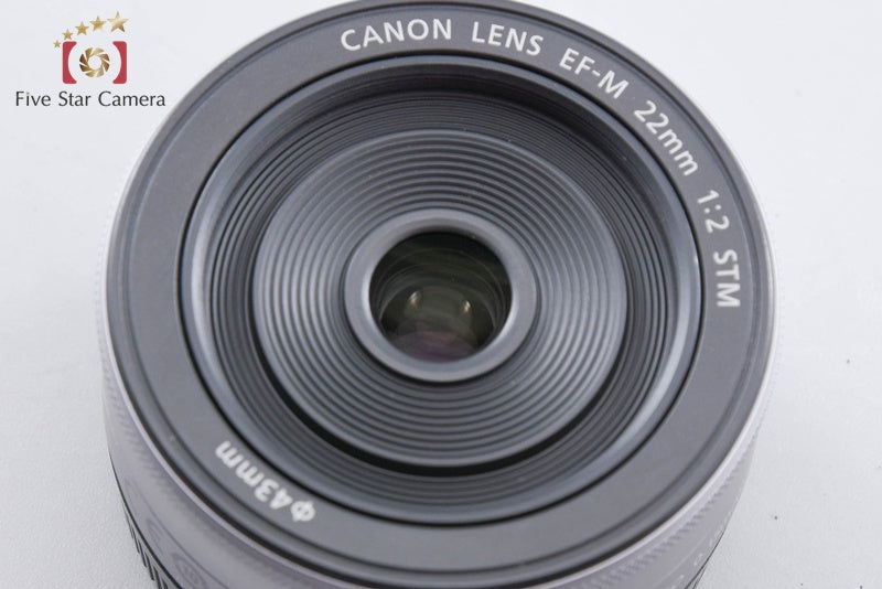 Canon EF-M 22mm f/2 STM Silver from Japan