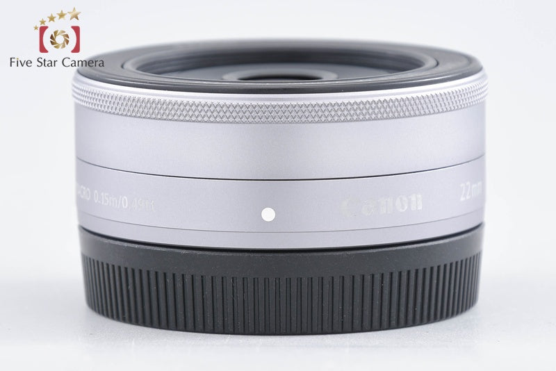 Canon EF-M 22mm f/2 STM Silver from Japan