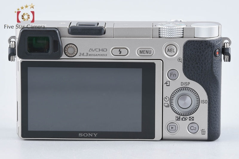 Sony Alpha α6000 ILCE-6000 Silver 16-50 Lens [Multiple Languages] from Japan