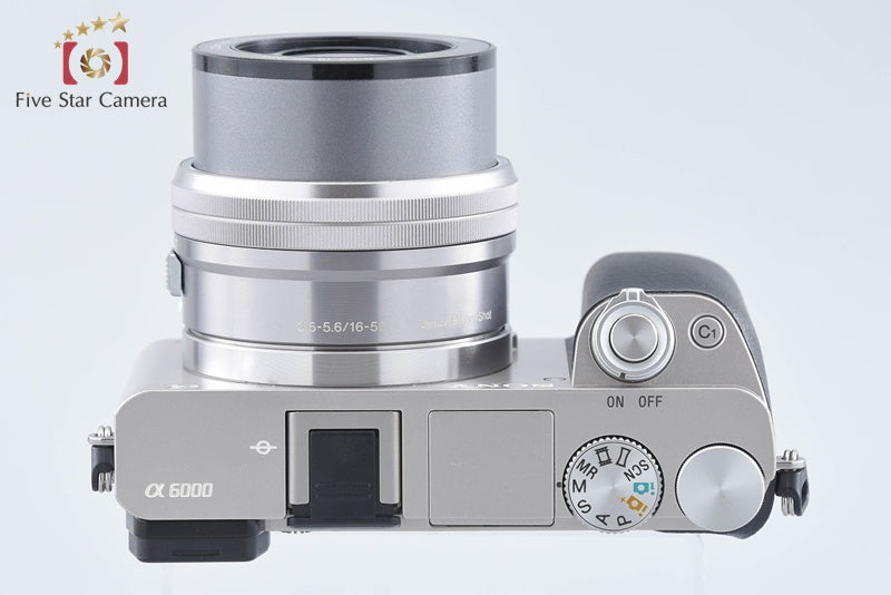 Sony Alpha α6000 ILCE-6000 Silver 16-50 Lens [Multiple Languages] from Japan