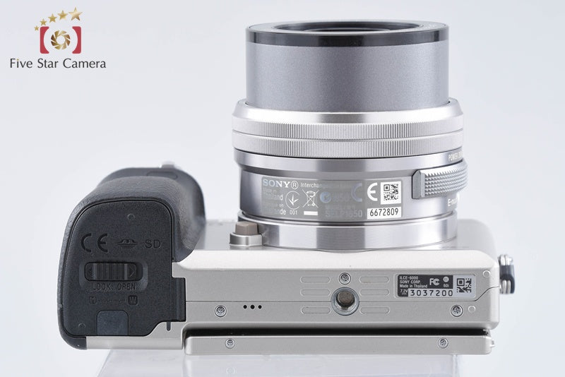 Sony Alpha α6000 ILCE-6000 Silver 16-50 Lens [Multiple Languages] from Japan