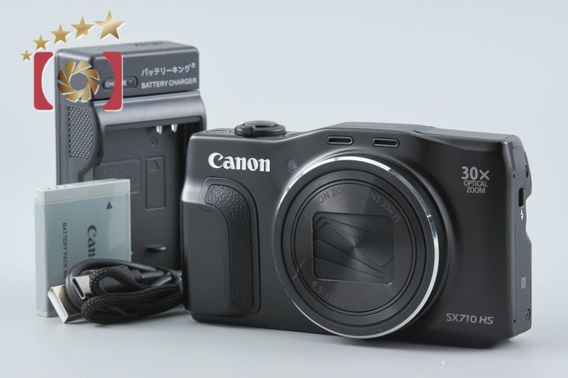 Canon PowerShot SX710 HS Black 20.3 MP Digital Camera from Japan