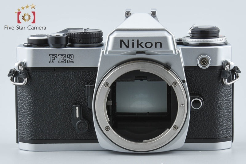 Nikon FE2 Silver 35mm SLR Film Camera Body from Japan