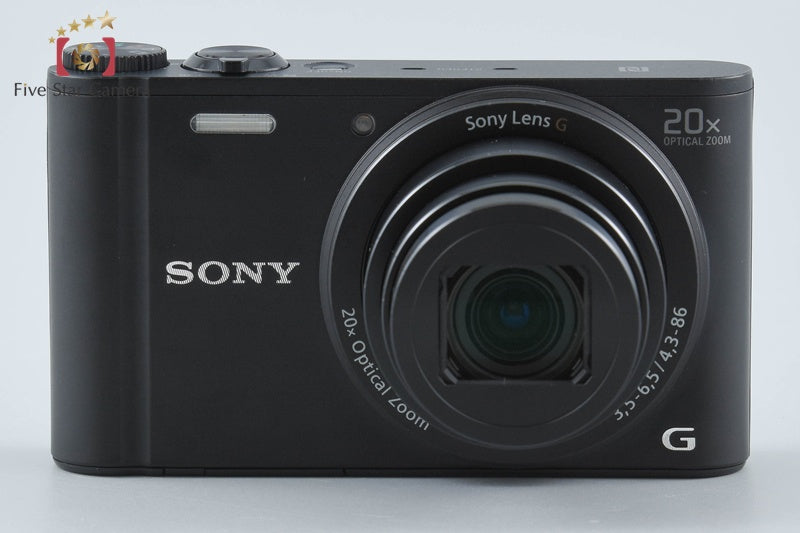 Sony Cyber-Shot DSC-WX350 Black Digital Camera [Multiple Languages] from Japan