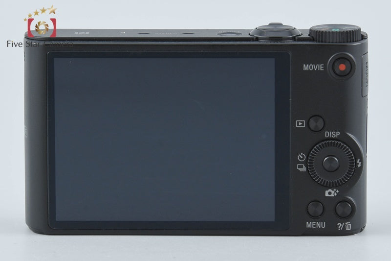Sony Cyber-Shot DSC-WX350 Black Digital Camera [Multiple Languages] from Japan