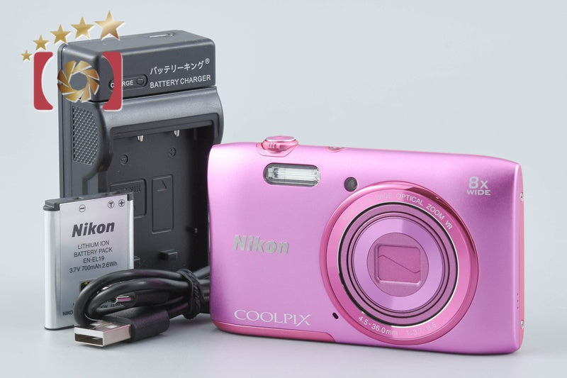Nikon COOLPIX S3600 Azalea Pink 20.0 MP Digital Camera from Japan