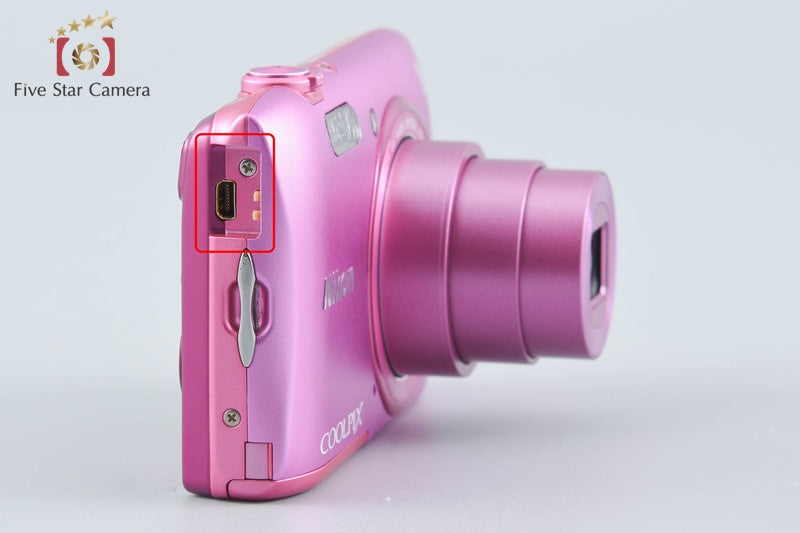Nikon COOLPIX S3600 Azalea Pink 20.0 MP Digital Camera from Japan