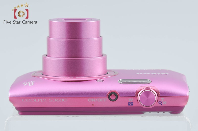 Nikon COOLPIX S3600 Azalea Pink 20.0 MP Digital Camera from Japan