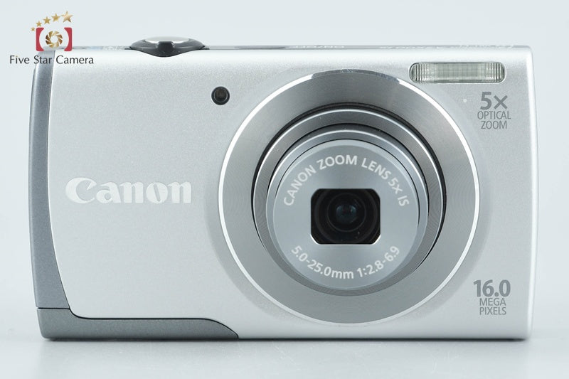 Canon PowerShot A3500 IS Silver 16.0 MP Digital Camera w/ Box from Japan