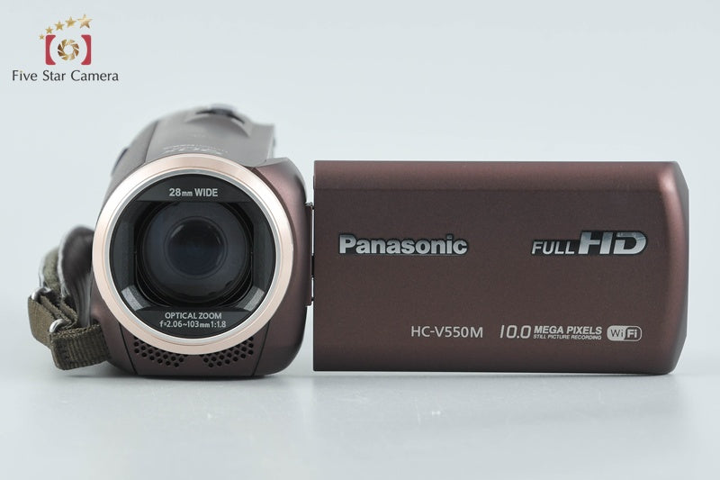 Panasonic HC-V550M Brown Digital HD Video Camera from Japan