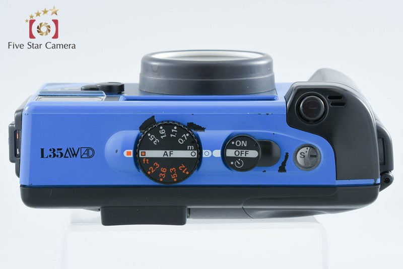 Nikon L35 AW AD Blue 35mm Point & Shoot Film Camera from Japan