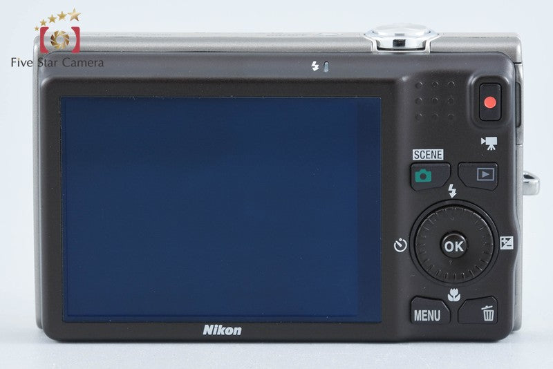 Nikon COOLPIX S6200 Platinum Silver 16.0 MP Digital Camera from Japan