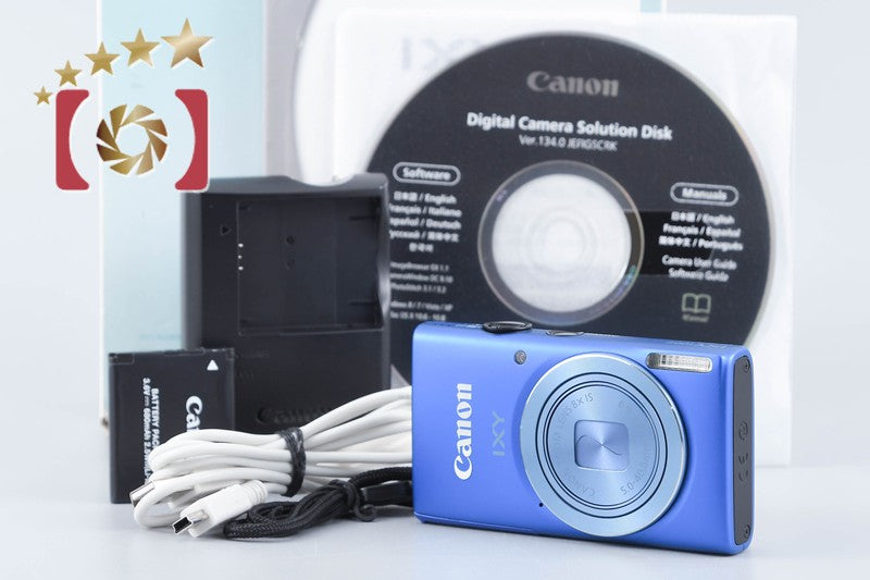 Canon IXY 100F Blue 16.0 MP Digital Camera w/ Box from Japan