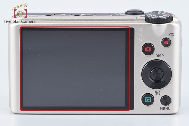 CASIO HIGH SPEED EXILIM EX-ZR300 Gold 16.1 MP Digital Camera from Japan