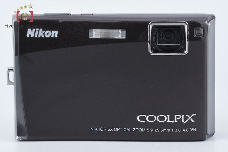 Nikon COOLPIX S60 Purplish Black 10.0 MP Digital Camera w/ Box from Japan