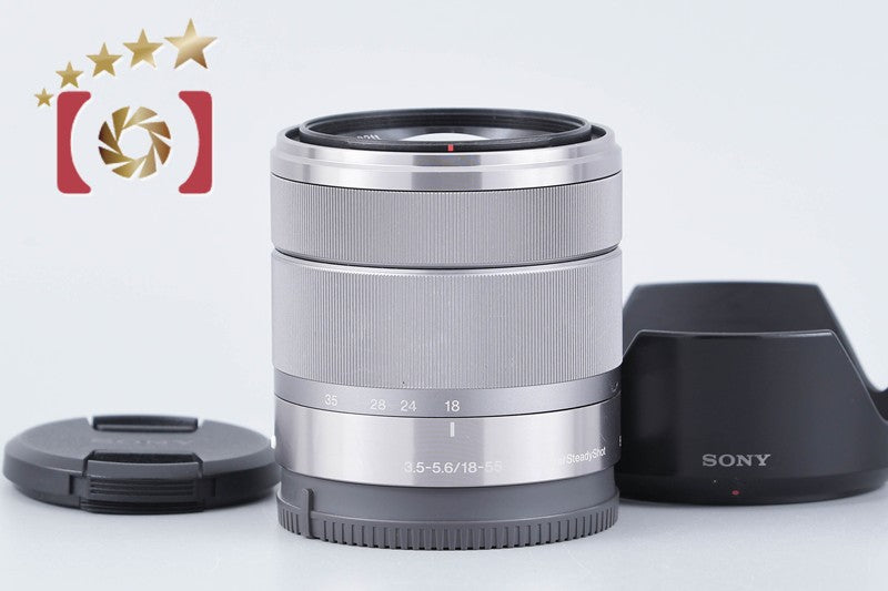 SONY E 18-55mm f/3.5-5.6 OSS SEL1855 Silver from Japan