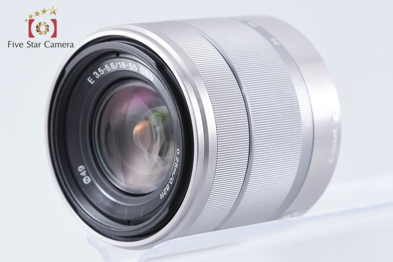 SONY E 18-55mm f/3.5-5.6 OSS SEL1855 Silver from Japan