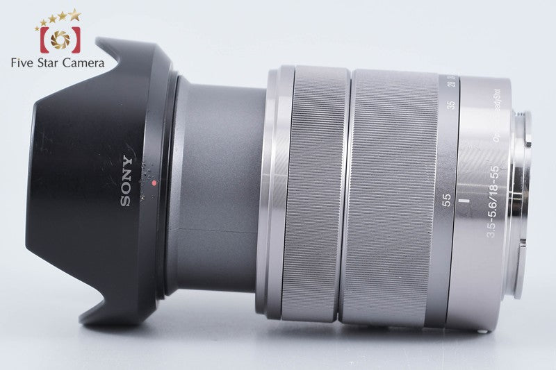 SONY E 18-55mm f/3.5-5.6 OSS SEL1855 Silver from Japan