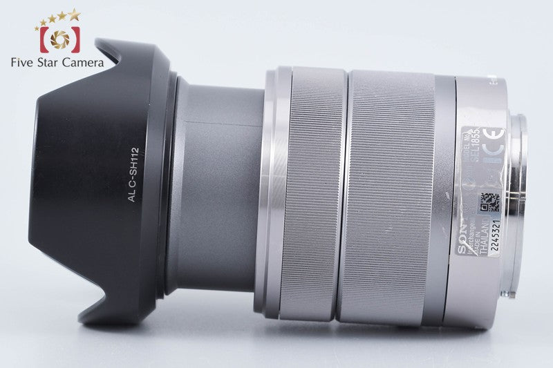 SONY E 18-55mm f/3.5-5.6 OSS SEL1855 Silver from Japan