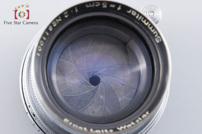 Leica Summitar 50mm f/2 Later Model L39 LTM Leica Thread Mount Lens from Japan