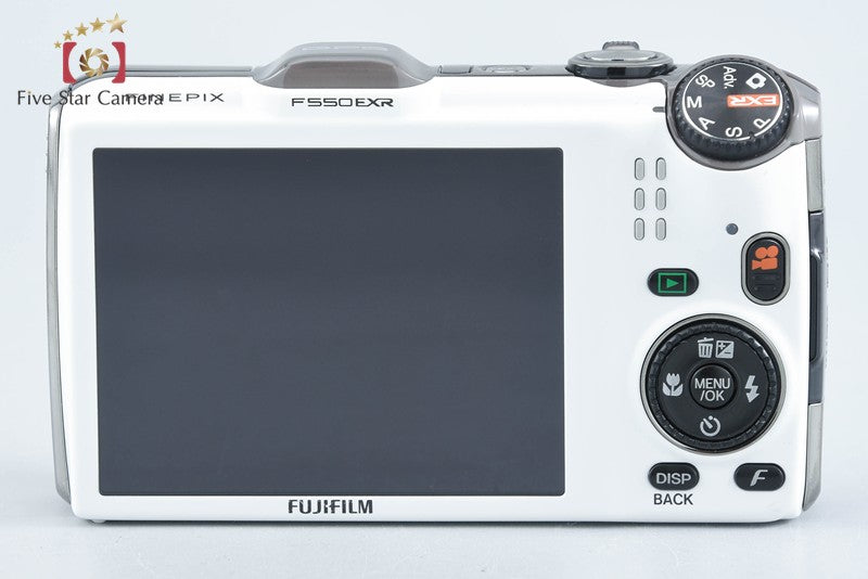 Fujifilm FinePix F550EXR White 16.0 MP Digital Camera from Japan